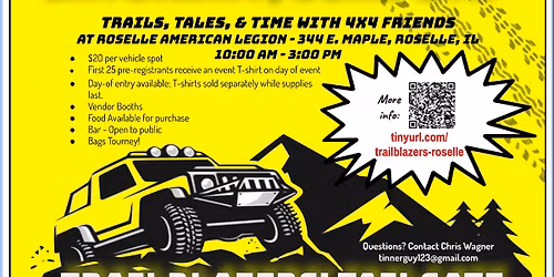 Trailblazer tailgate and bags tourney 