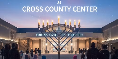 menorah lighting at cross county center 