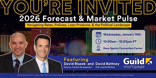 2026 Forecast & Market Pulse Featuring David Battany & David Blazek - LIVE!