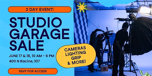 Film and Photo  Studio Garage Sale