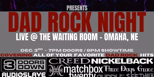 Dad Rock Night (2000s Rock Tribute) presented by Council Hill