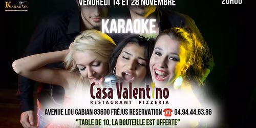 Karaok\u00e9 Casa Valentino Fr\u00e9jus
