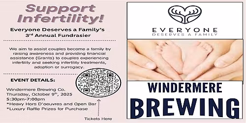 Support Infertility: Everyone Deserves A Family's 3rd Annual Fundraiser!