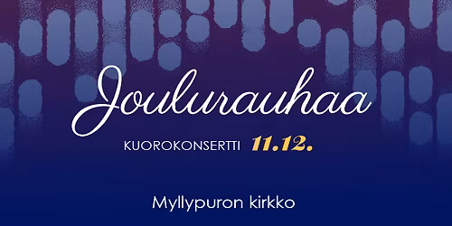 Joulurauhaa-kuorokonsertti
