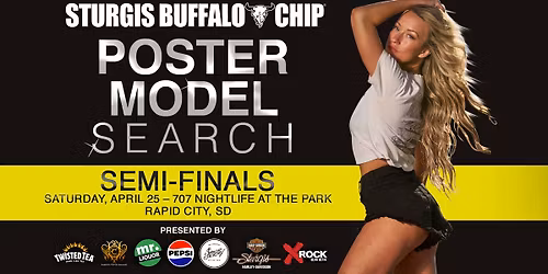 Sturgis Buffalo Chip Poster Model Semi-Finals 2026