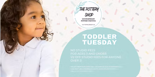Toddler Tuesdays at The Pottery Shop