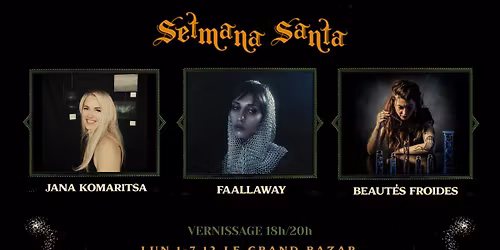 ATROCITY EXHIBITIONS : Expo J. KOMARITSA \u2020 FAALLAWAY \u2020 BEAUT\u00c9S FROIDES @La Setmana Santa 2025