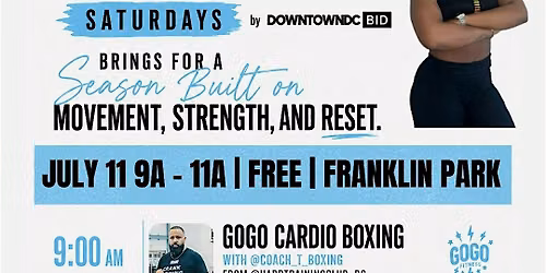 R+B Pilates With StrongHER at Fitness at Franklin Saturdays NW DC