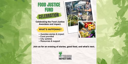 Food Justice Fund Celebration