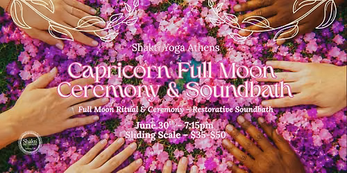 Capricorn Full Moon Ceremony & Soundbath