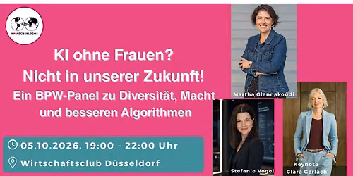 KI ohne Frauen? Nicht in unserer Zukunft.