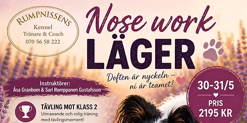 Nose Work l\u00e4ger