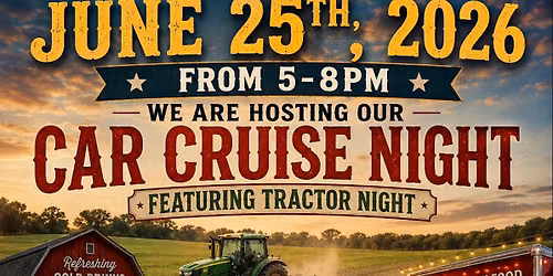 Engines for a Cause: Car Cruise & Tractor Night Supporting Starfish Animal Rescue