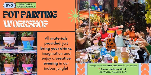 Pot Painting Workshop at Repot Hackney Wick | BYOB