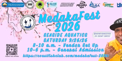 MedakaFest 2026 presented by COAST & AMA at SEASIDE AQUATICS