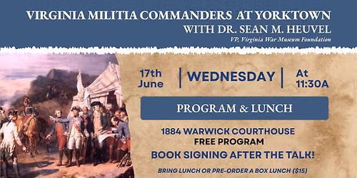 Virginia Militia Commanders at Yorktown