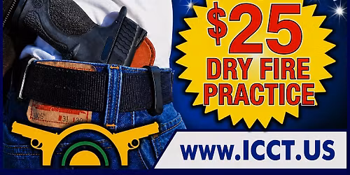 Dry Fire Pistol Practice for Range  Qualification 5:00 P.M. to 6:00 P.M.