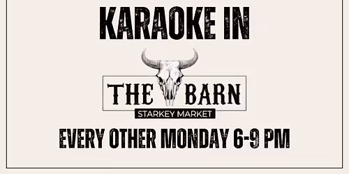 Karaoke in the Barn at Starkey Market