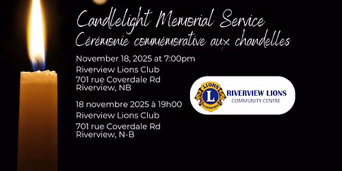 Candlelight Memorial Service \/ C\u00e9r\u00e9monie comm\u00e9morative aux chandelles