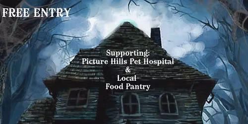 Free Haunted house and Food\/Animal Food drive!!!