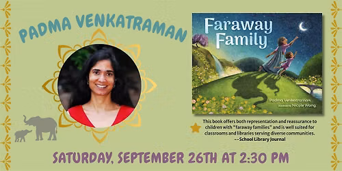 Author Event: Padma Venkatraman - Faraway Family