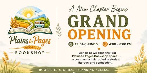 Grand Opening - Plains to Pages Bookshop