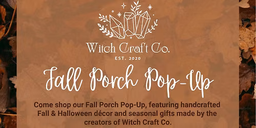 Witch Craft Co Fall Porch Pop-Up