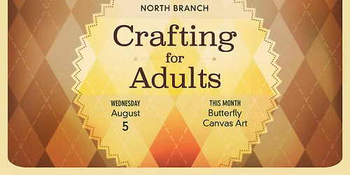 Crafting for Adults: Butterfly Canvas Art 