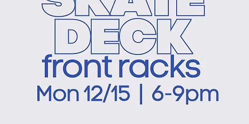 Workshop: Skate Deck Front Racks