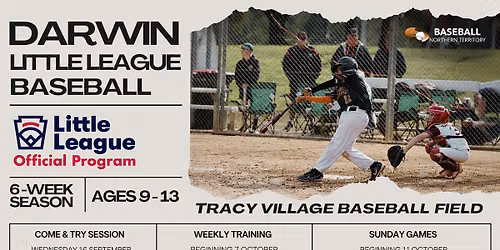 Darwin Little League - FREE COME N TRY!