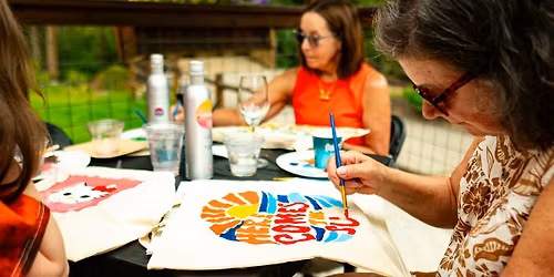 Painting on the Patio | DIY Charcuterie Boards