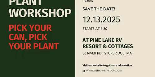 Plant Workshop at Pine Lake