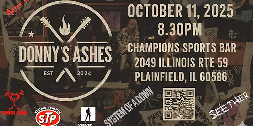Donnys Ashes Grunge Concert @ Champions Bar Plainfield!!