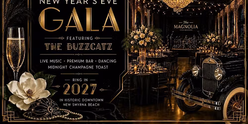 The Magnolia New Year's Eve Gala 2026 featuring The Buzzcatz