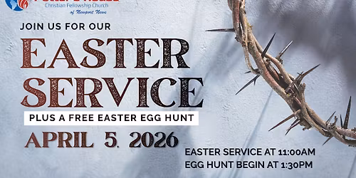 Easter at The Potter\u2019s House: Service + FREE Egg Hunt 