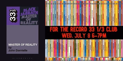 33 1\/3: Black Sabbath's Master Of Reality