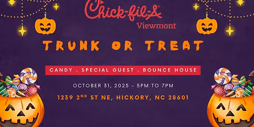 Trunk or Treat at Chick-fil-A Viewmont