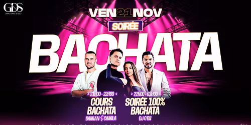 \u2728 Soir\u00e9e 100% BACHATA \ud83e\ude77