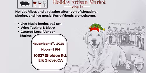Holiday Artisan Market Sip & Shop @South Slope Wines