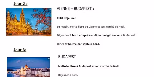 Croisi\u00e8re capitales Danubiennes