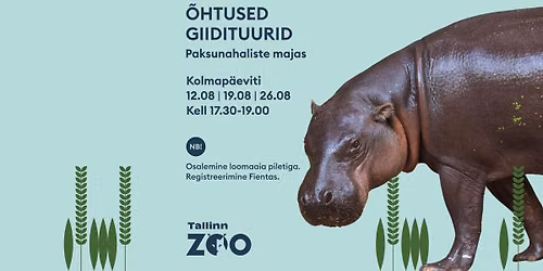 \u00d5htused giidituurid loomaaia paksunahaliste majas