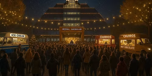 Christmas Light Switch on at the Royal Nawaab Pyramid