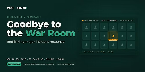 Goodbye to the War Room: Rethinking Major Incident Response