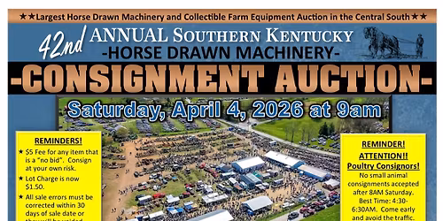 42nd Annual Southern KY Consignment Auction