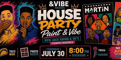 90\u2019s and New Jack Swing Sip & Paint