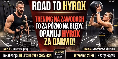 Road to HYROX Fundamenty & Ergometry \u2013 technika, oddech i kontrola t\u0119tna na SkiErg i RowErg.