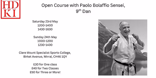 Open Course with Paolo Bolaffio Sensei, 9th Dan