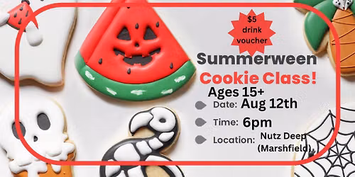 Summerween sugar cookie decorating class 