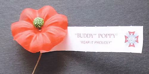 Memorial Day Weekend Poppy Drive