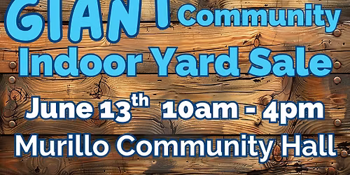 GIANT Community Yard Sale